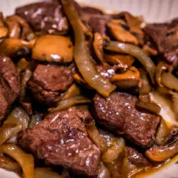 Teaser Image: Braised Beef with Onions and Mushrooms